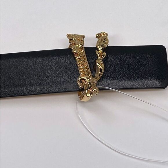 Versace Virtus Leather Belt size 60/24” main image 11